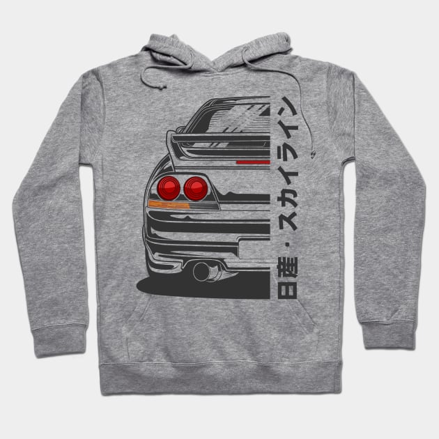 Nissan Skyline GTR R33 Hoodie by idrdesign